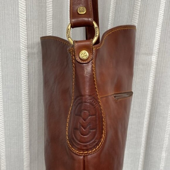 Marino Orlandi Made in Italy Leather‎ Shoulder Bucket Bag - EUC - Picture 6 of 16